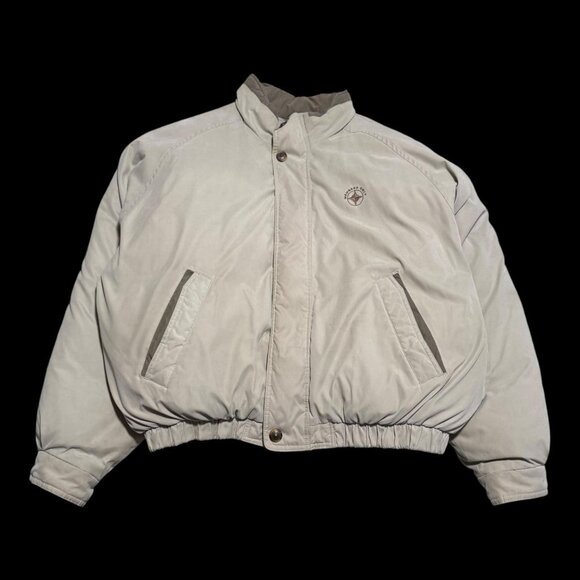 Vintage Members Only Down Full Zip Stained Puffer Jacket Men’s Large - Picture 1 of 14